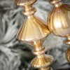 12"H & 12"H Sullivans Christmas Metallic Finial Ornament Set of 2  Silver-Gold - 2 of 2