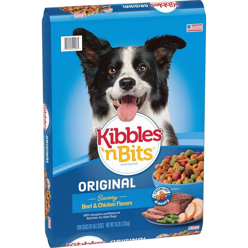 Kibbles 'n Bits Original Savory Beef & Chicken Flavors Adult Complete & Balanced Dry Dog Food, 5 of 7