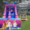 Pogo Bounce House Crossover Kids Inflatable Water Slide, Pink with Blower, 12 ft - 2 of 4