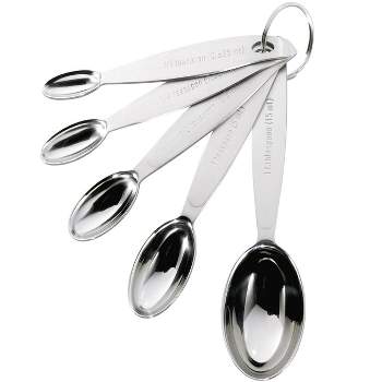 Cuisipro Stainless Steel Measuring Spoon Set, 5 Piece