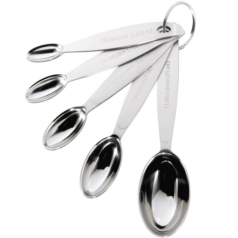 Cuisipro Stainless Steel Measuring Spoon Set, 5 Piece, 1 of 4