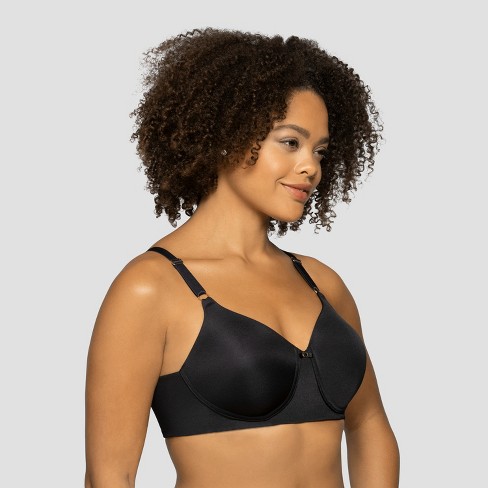 Vanity Fair Beauty Back Reggiseno Senza Fili Copertura Totale – Morbido, Modellante, Spalline Regolabili – Modello 72345