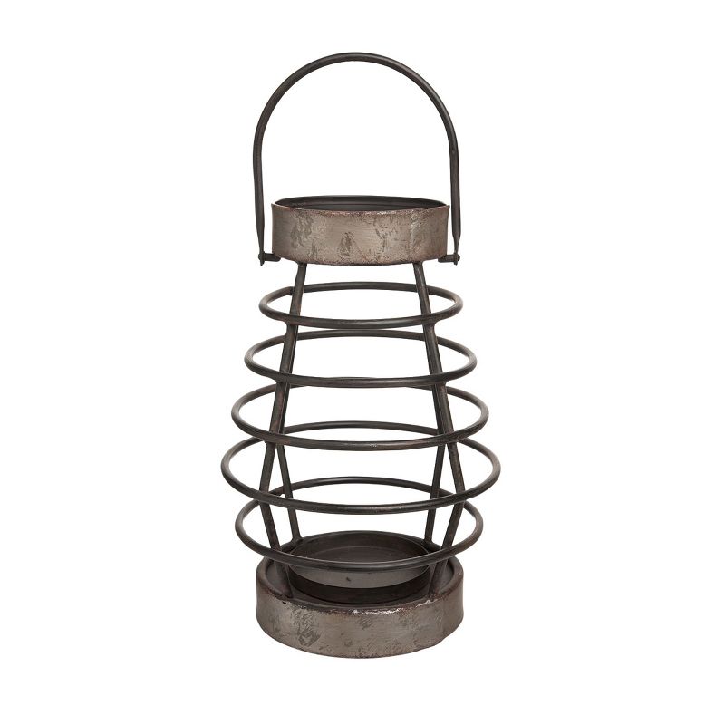 Rustic Cage Wire Metal Pillar Candle Holder - Foreside Home & Garden, 2 of 5