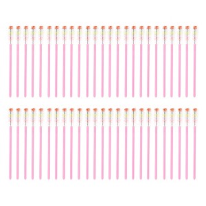 Unique Bargains Disposable Colorful Eyelash Brush 50 Pcs - 1 of 4