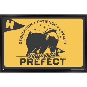Trends International he Wizarding World: Harry Potter - Hufflepuff Clubhouse Crest Framed Wall Poster Prints - 1 of 4
