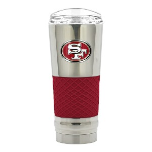 NFL San Francisco 49ers 24oz Draft Tumbler with Chrome Finish - 1 of 2