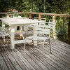 Flash Furniture Lila Aluminum Commercial Indoor-Outdoor Armless Restaurant Stack Chair with Triple Slat Back - 2 of 4