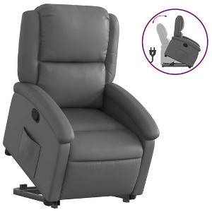 vidaXL Stand up Recliner Chair Power Lift Reclining Armchair Faux Leather - 1 of 4
