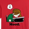 Women's - Peanuts - Peppermint Patty Mood Cropped Graphic T-Shirt - 2 of 4