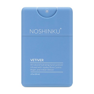 NOSHINKU Refillable Vetiver Ultra Moisturizing Pocket Sanitizer - Travel Size - 20ml