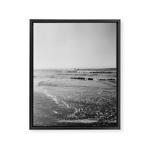 Bethany Young Photography Surfing Monochrome Framed Canvas - Society6 - 1 of 4