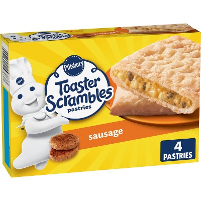 Pillsbury Sausage Frozen Toaster Scrambles - 4pk/7.2oz