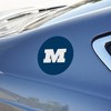 Millikin University Primary Logo Automotive Car Refrigerator Locker Vinyl Circle Magnet - 3 of 4