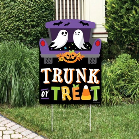 Philadelphia Eagles Welcome Trick or Treaters Yard Sign