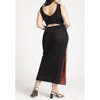 ELOQUII Women's Plus Size Crochet Knit Sleeveless Cover Up Midi Dress - 3 of 4