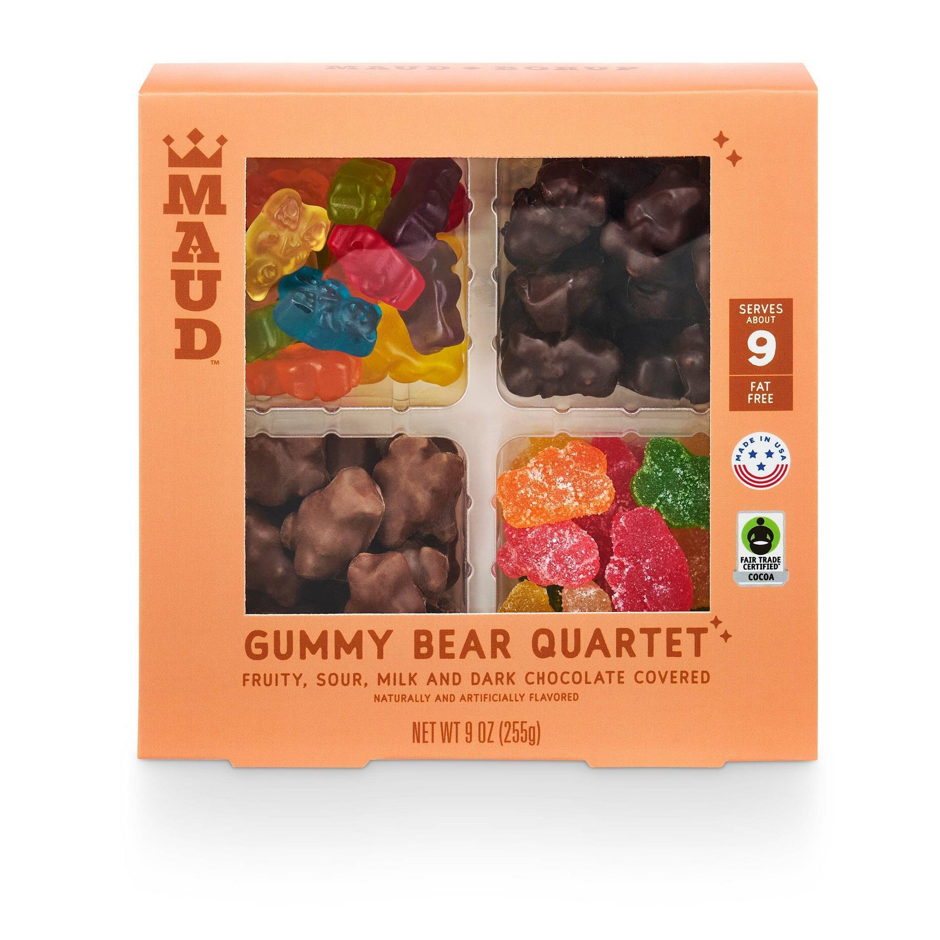 Maud Borup Gummy Bear Quad Squad Candy - 9oz