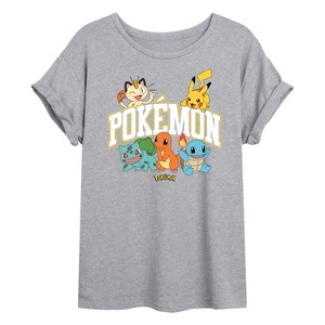 Women's - Pokémon - Pokémon Athletic Oversized Graphic T-Shirt - 1 of 4