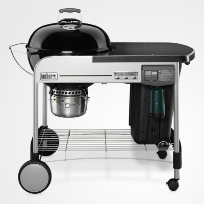 Weber 15501001 Performer Deluxe Charcoal Grill Black