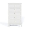 HDZNVF 5 Drawer Dresser For Bedroom, Modern Storage Closet Cabinet Organizer - 2 of 4