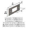 Amerock Medora Backplate for Cabinet Knobs and Pulls - 3 of 4