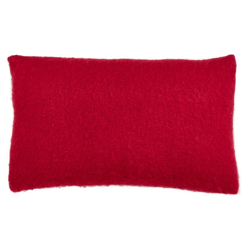 Faux Mohair Poly Filled Throw Pillow - Saro Lifestyle, 1 of 5