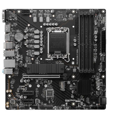 MSI Pro Gaming Desktop Motherboard PRO B760M-P DDR4 - Intel B760 Chipset - Mini ATX