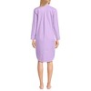 Lands' End Women's Cotton Poplin Long Sleeve Sleepshirt Nightgown - 2 of 3
