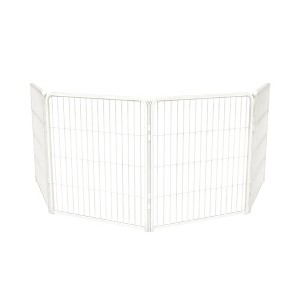 FXW Homeplus Indoor Dog Playpen - Stress-Free and Safe Play,Panels for Puppy and Small Dogs, Black│Patented - 1 of 4