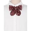 Elerevyo Women's Pre-tied Adjustable Straps Polka Dots Uniform Casual Bow Ties - 4 of 4