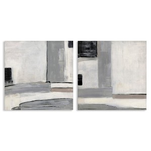 Stupell Industries Industrial Abstract Grey Geometric, 17" x 17" - 1 of 4
