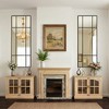 Wooakway Black/Gold Decorative Wall Mirror Bathroom/Vanity Mirror Overmantel Mirror for Living Room Bedroom Entryway - 2 of 4