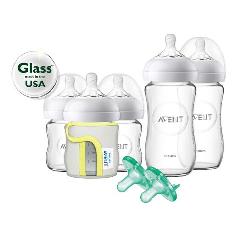 Philips Avent Natural Glass Bottle Baby Gift Set - 5ct - image 1 of 4