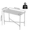 NicBex Modern Shoes Stools with Metal Frame,Ottomans for Bedroom,Living Room,Entryway - 3 of 4