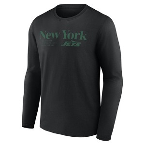 NFL New York Jets Men's Black Long Sleeve T-Shirt - 2XL - 1 of 3