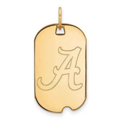Black Bow Jewelry 10k Yellow Gold Alabama Crimson Tide NCAA Pendant