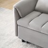 Sapphtopaz 52" Couches for Living Room 2-Seater Pullout Sofa Bed 3 in 1 Convertible Sleeper Sofa with Pillow & Pocket Small Loveseat for Bedroom - 3 of 4