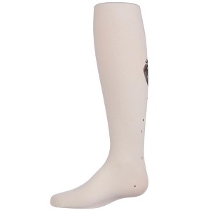 Memoi Strawberry Feet Forever Printed Girls Opaque Tights - 1 of 2