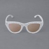 Girls' Barbie Cateye Sunglasses & Sunglass Case - White - 3 of 4