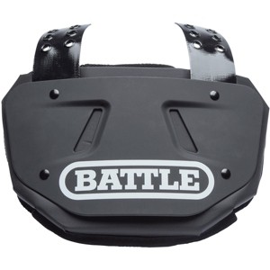 Battle Sports Protective Football Back Plate - Black/White - 1 of 2