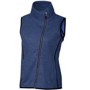 Cutter & Buck Mainsail Sweater-Knit Womens Full Zip Vest - 1 of 2