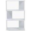 LIVAREEmlen White Three-Layer Simple Household Bookshelf - 2 of 4