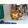 100 North ESNCHMG-CT Smiling Orange Cat Character 18 ounce Glossy Ceramic Coffee Tea Cup Mug For Your Favorite Morning Brew - 4 of 4