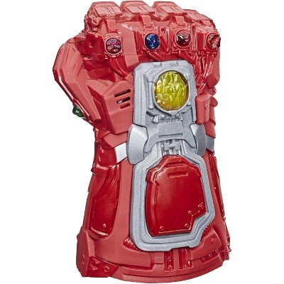 Marvel Studios Avengers Endgame Red Infinity Gauntlet Electronic Fist Roleplay Toy, Lights and Sounds
