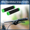 Unique Bargains Bike Handlebar Grips Covers 5.12" Black 1 Pair - 2 of 4