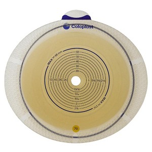 Coloplast Sensura Flex Ostomy Barrier, Double Layer, Trim-To-Fit, 10 Count - 1 of 3