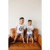 Kids Panda Graphic Print Short Sleeve Tee - Olive + Scout - 2 of 4