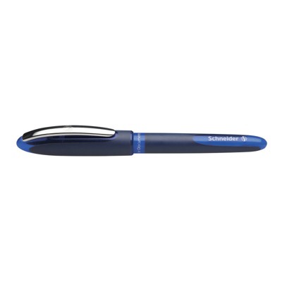 Schneider One Business Rollerball Pen, 0.6 mm, Blue Ink, Single Pen (Case of 10)