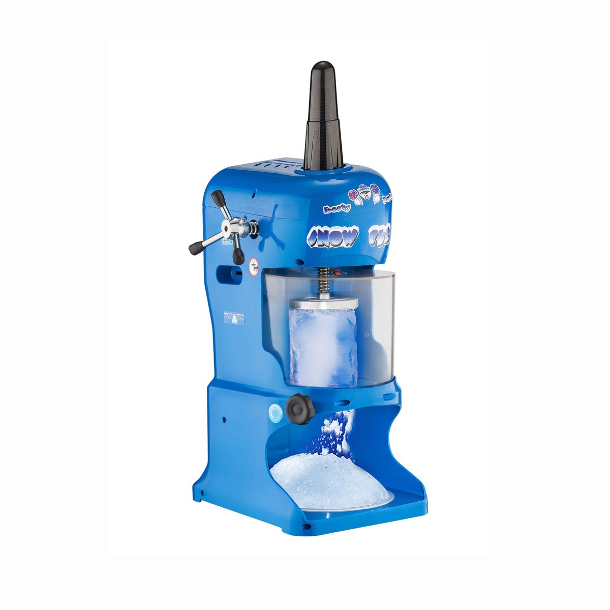 Great Northern Popcorn Electric Shaved Ice Machine for Slushies and Frozen Beverages – Blue