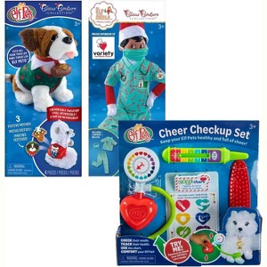 The Elf on the Shelf Elf Pets Care: Cheer Check-Up Set, Elf Pets Sweater, Elf Care Hero, Accessory Kit for Ages 3+ - 1 of 4