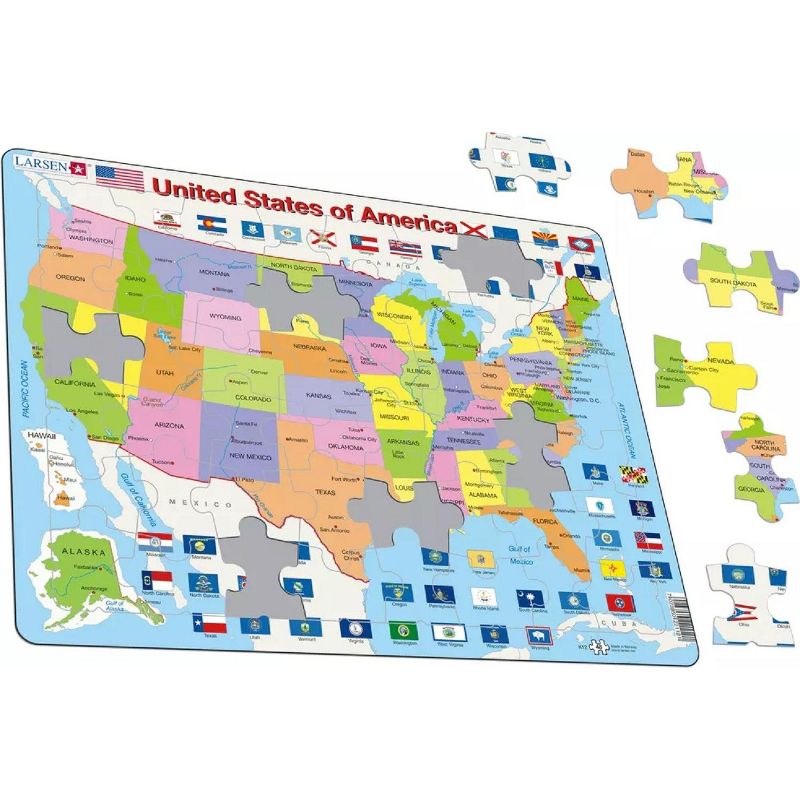 Larsen USA Political 48 Piece Children's Educational Jigsaw Puzzle, 2 of 4